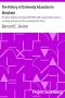 [Gutenberg 12138] • The History of University Education in Maryland / The Johns Hopkins University (1876-1891). With supplementary notes on university extension and the university of the future